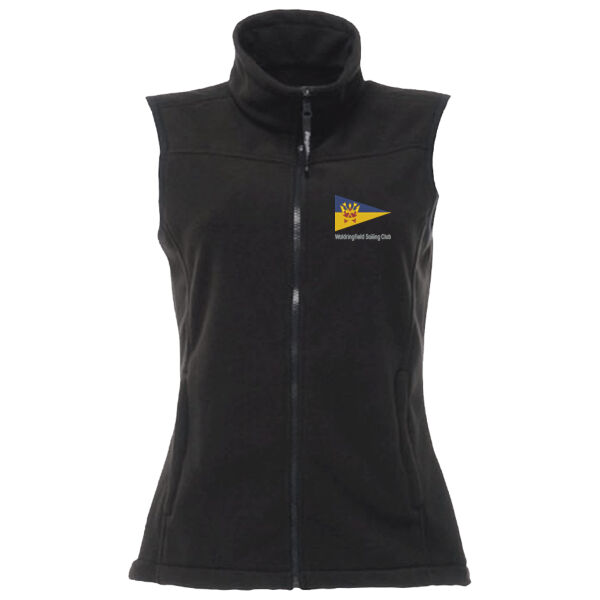 Waldringfield Ladies Fleece Bodywarmer Flag with Text Thumbnail