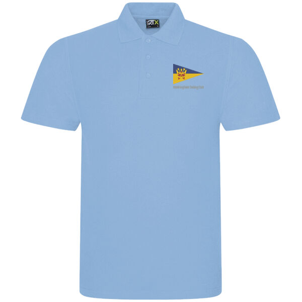 Polo Shirt Adult Flag with Text Thumbnail